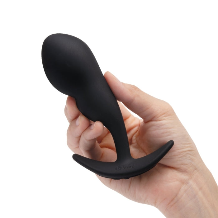 b-Vibe Remote Control P-Spot Snug Plug Medium - Black