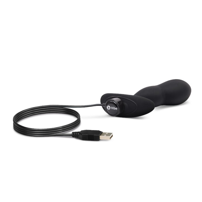 b-Vibe Remote Control P-Spot Snug Plug Medium - Black