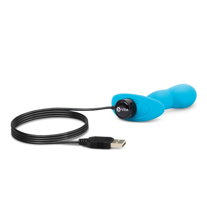 b-Vibe Remote Control P-Spot Snug Plug Small - Blue