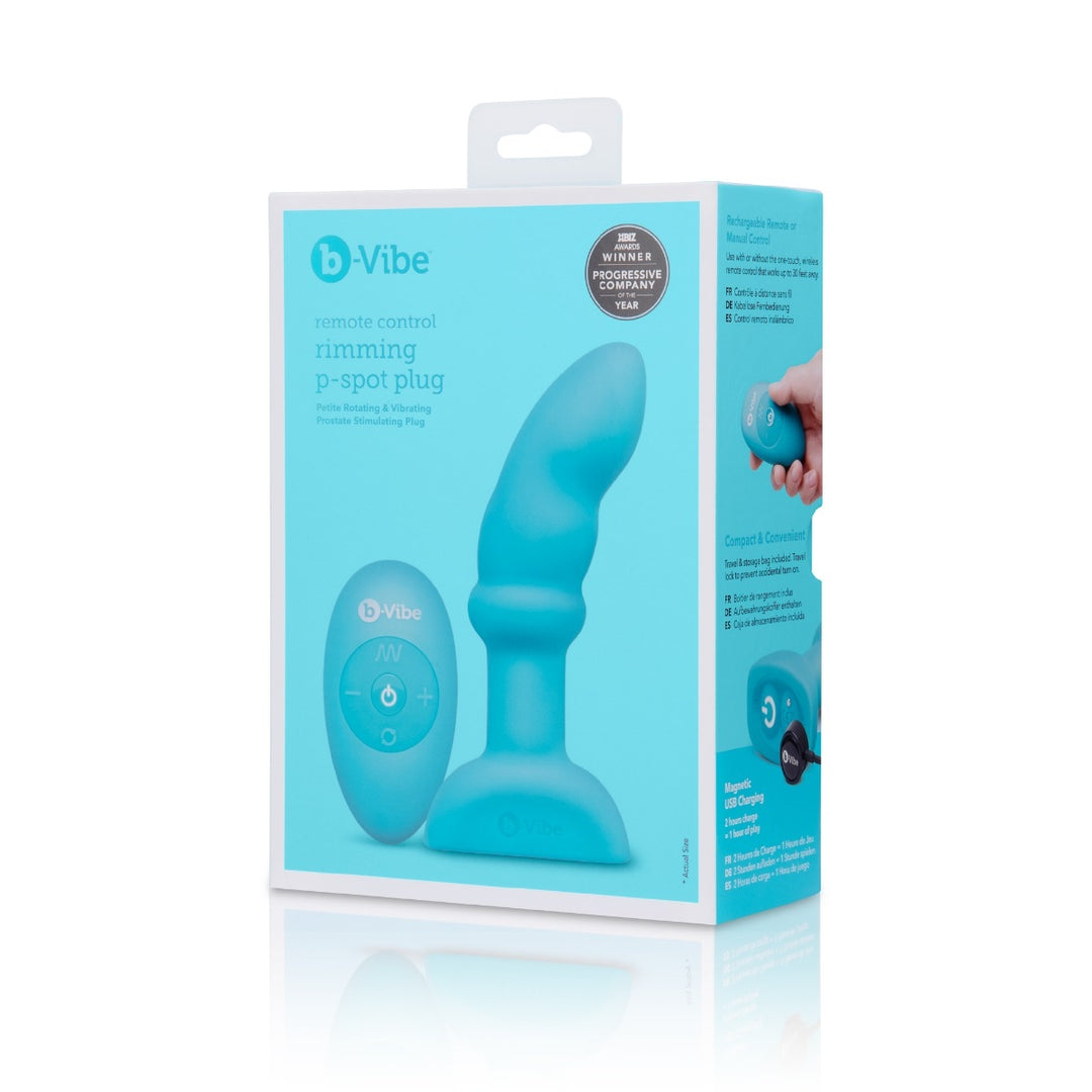 b-Vibe Rimming P-Spot Plug - Teal