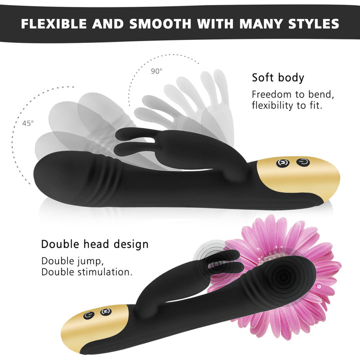 Winyi Arya Rabbit Vibrator - Black