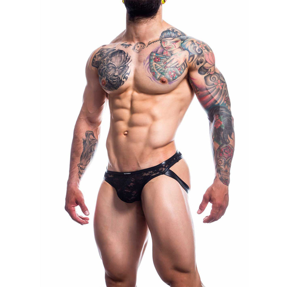 C4M L4CE Hybrid Capri Jockstrap - Black