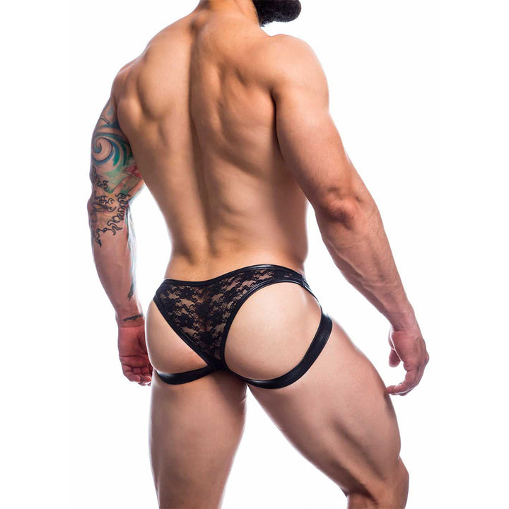 C4M L4CE Hybrid Capri Jockstrap - Black