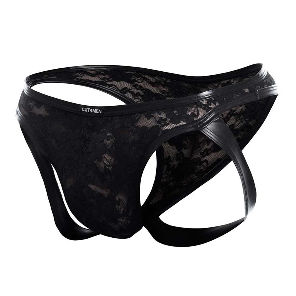 C4M L4CE Hybrid Capri Jockstrap - Black