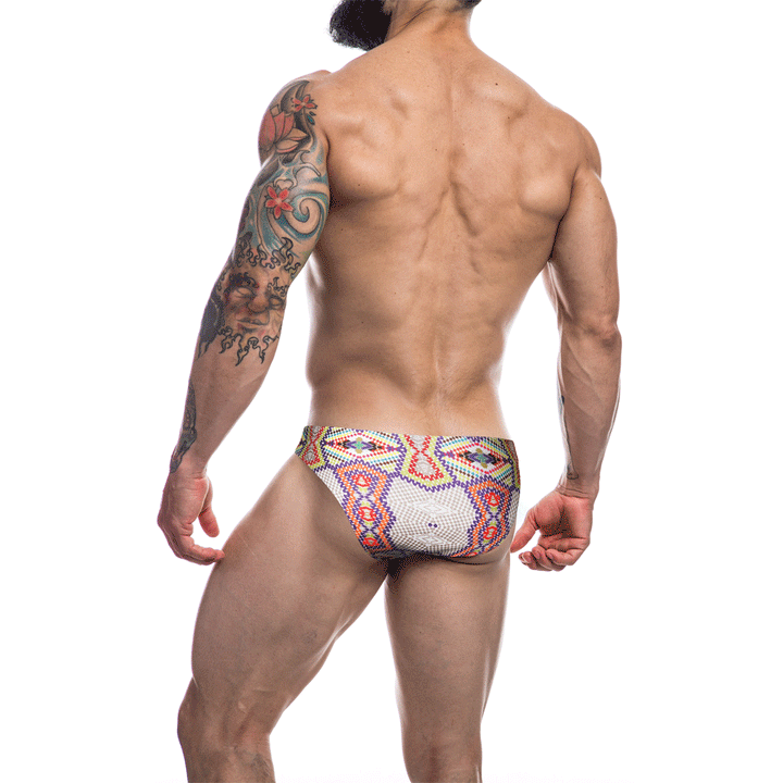 C4M Low Rise Bikini Brief Provocative - Aztec