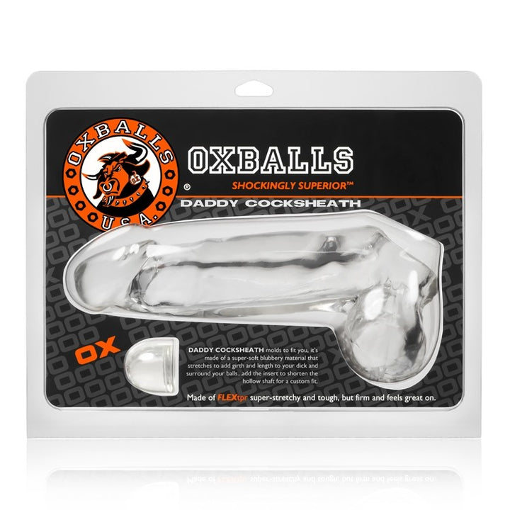 Oxballs Muscle Bandit Cock Sheath - Clear