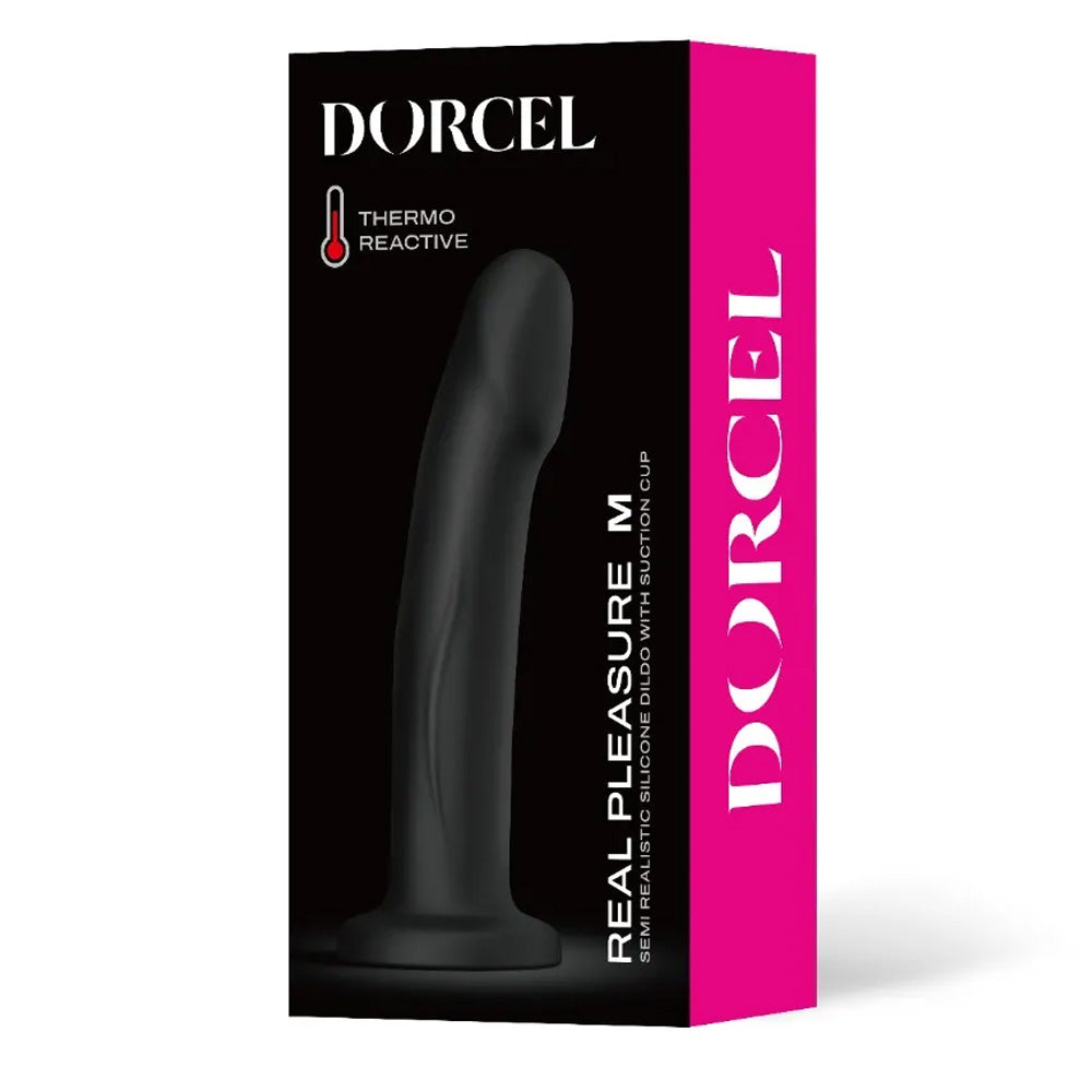 Dorcel Real Pleasure Dildo Medium - Black