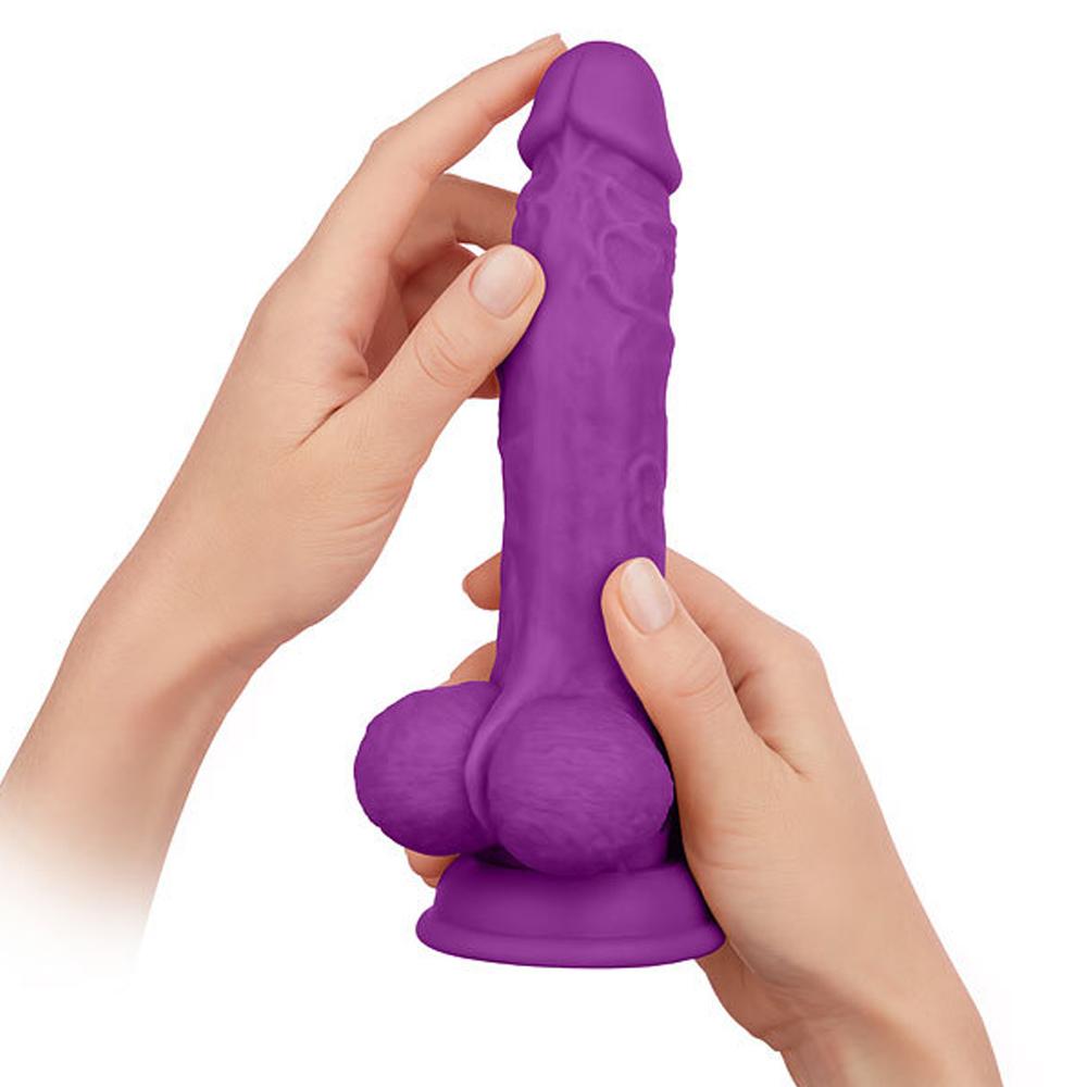 FemmeFunn Turbo Baller 2.0 Remote Controlled Vibrating Dildo - Purple