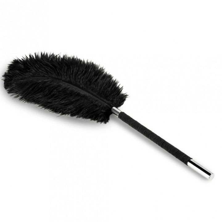 Blush Noir Soft Feather Tickler - Black