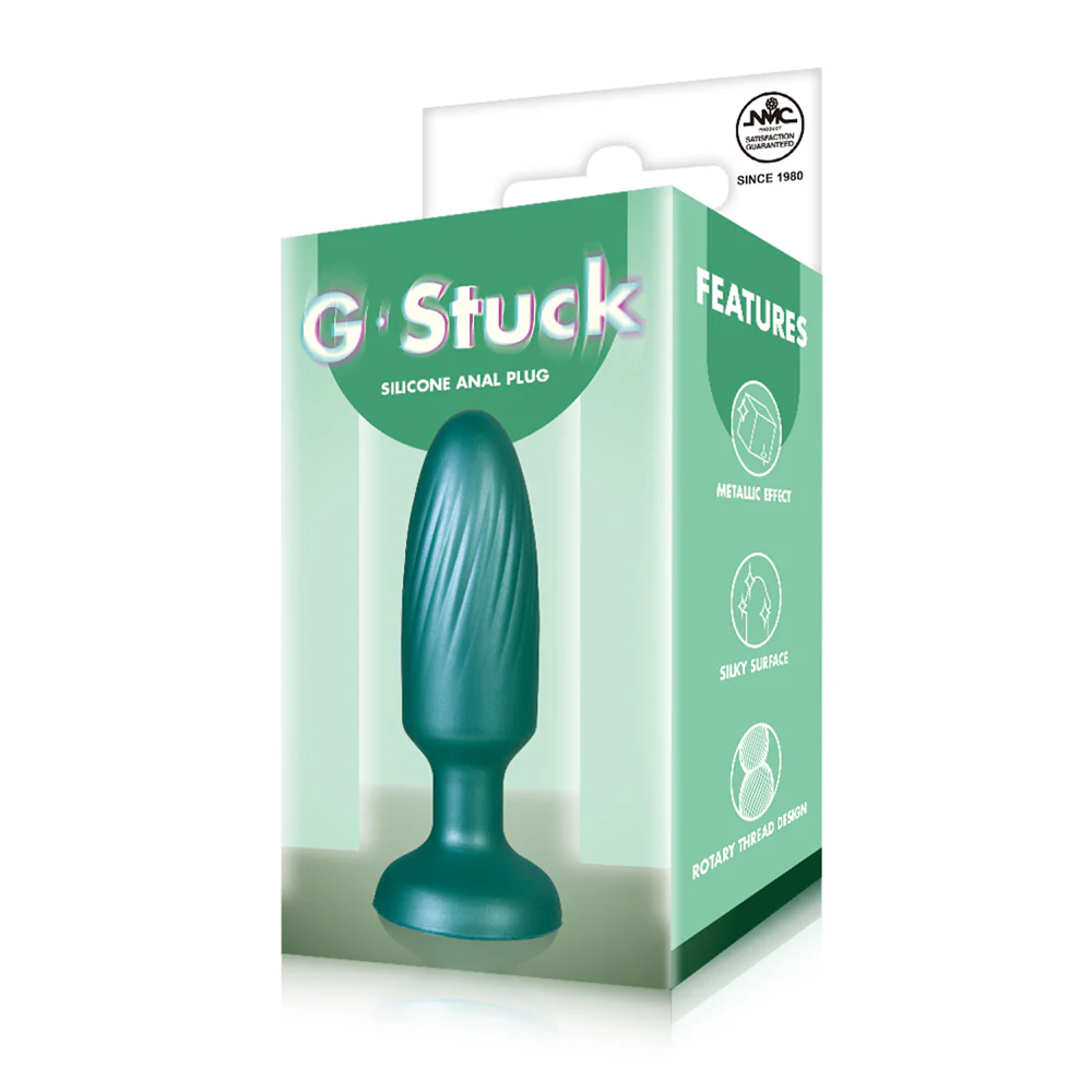 Excellent Power G-Stuck Silicone Butt Plug 3.5 Inch - Green