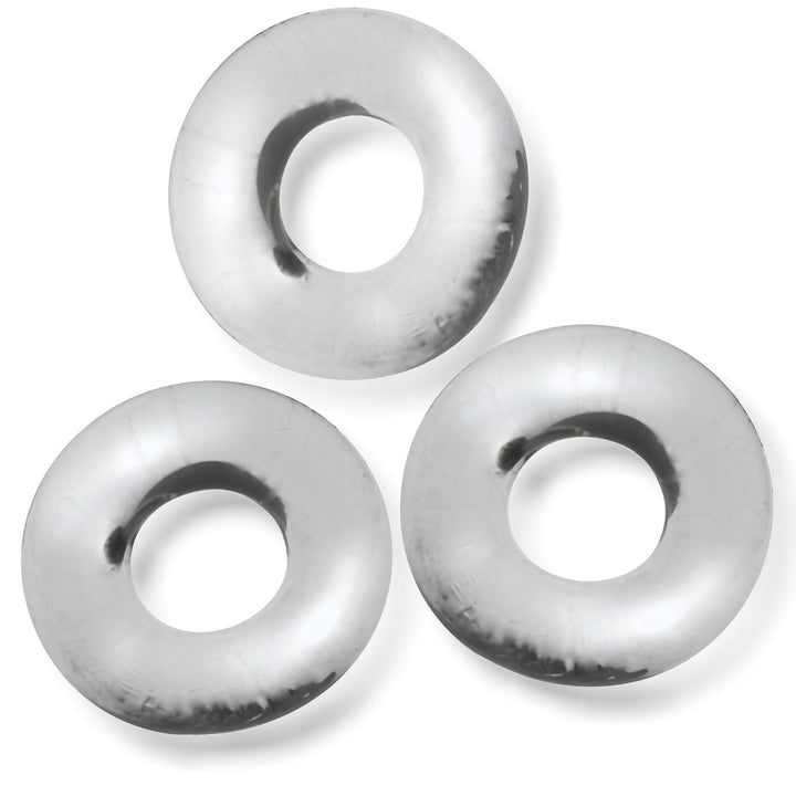 Oxballs Fat Willy Rings 3 Pack Jumbo C Rings - Clear