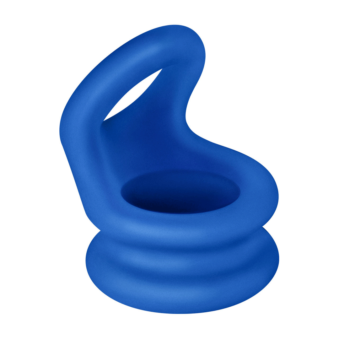 FORTO F-20 Liquid Silicone D Ring and Ball Stretcher Medium - Blue