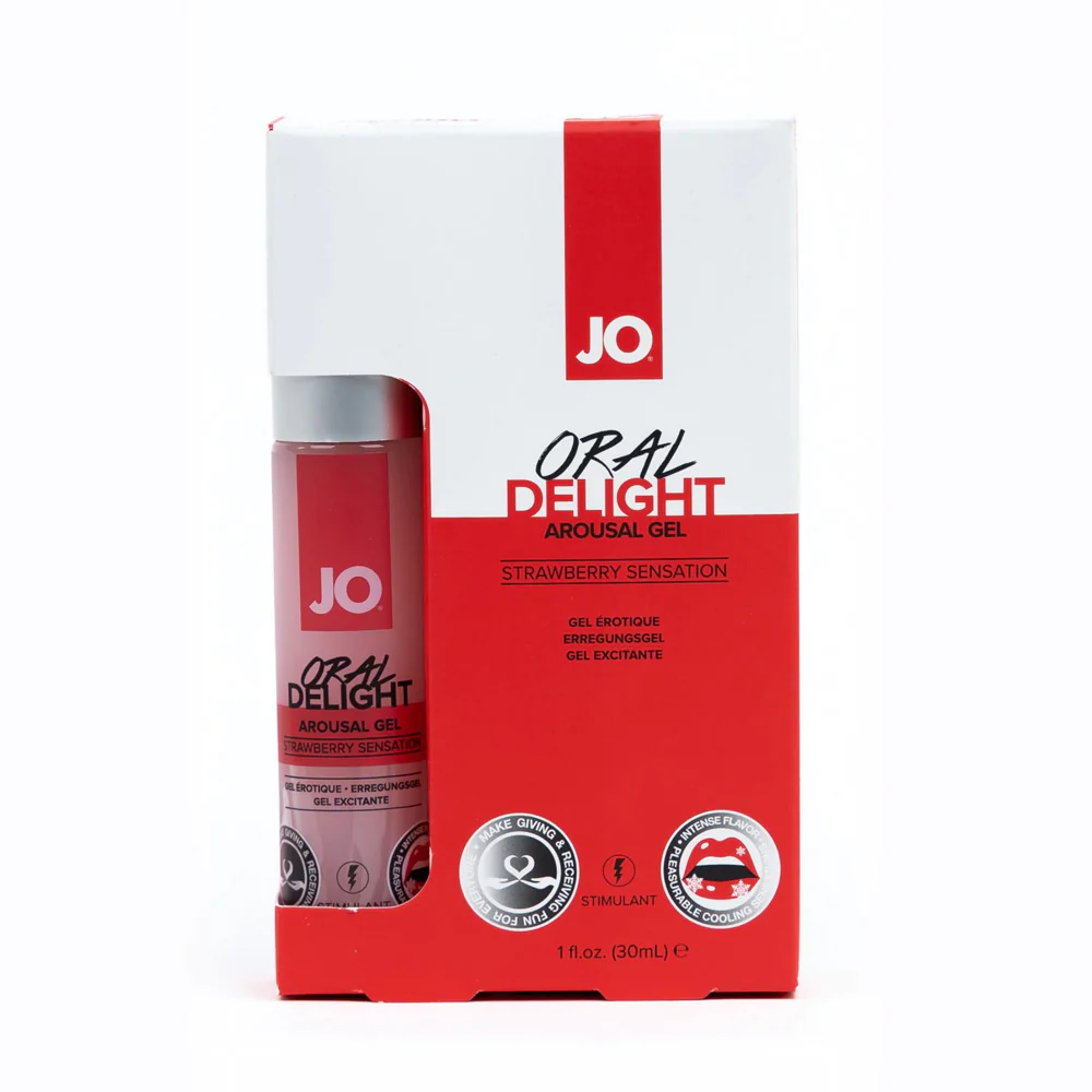 JO Oral Delight Arousal Gel - Strawberry Sensation 30ml