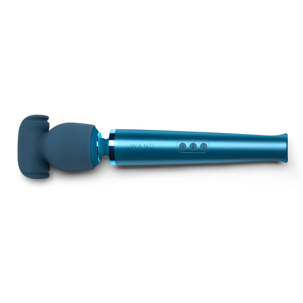 Le Wand Original Stroke Silicone Penis Play Attachment - Blue