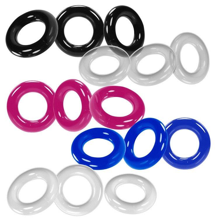 Oxballs Willy Rings 3 Pack - Black