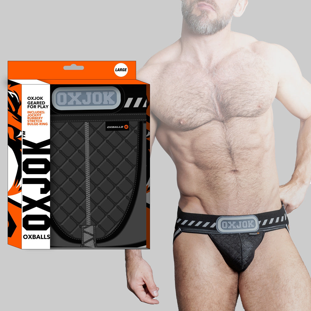 OXJOK Packer Jockstrap - Black Puff