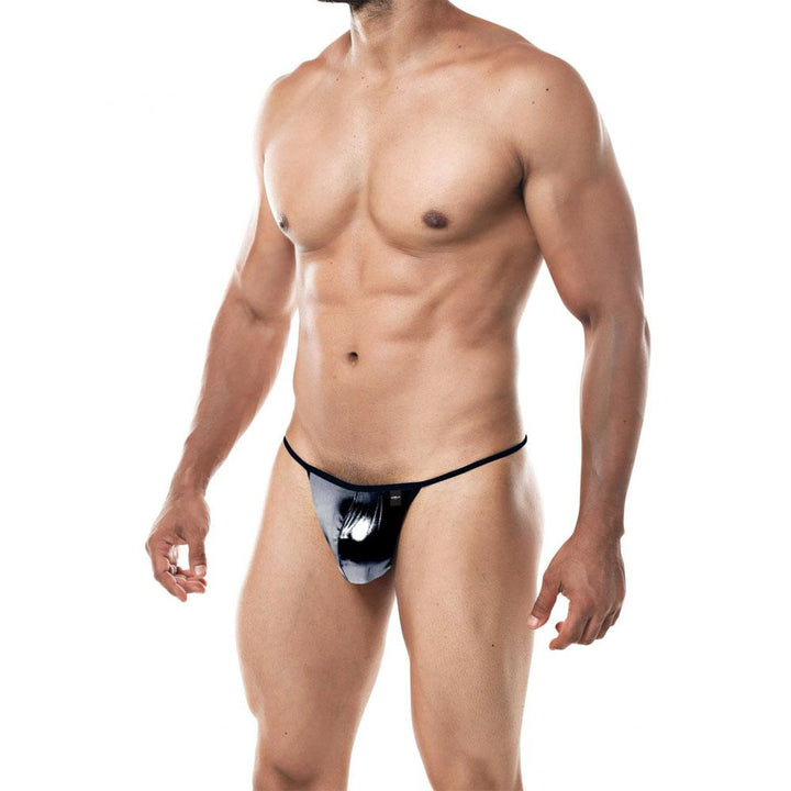 C4M Low Rise G-String Provocative - Black