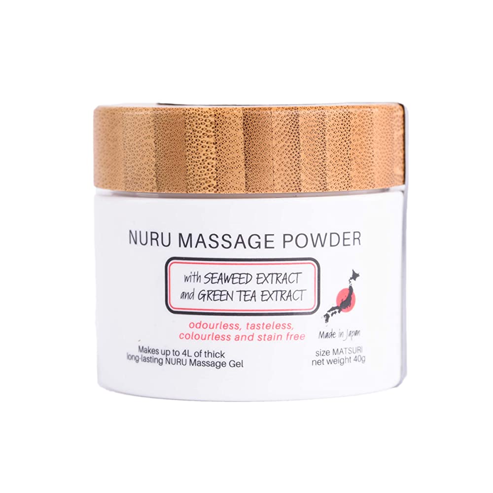 Eroticgel Nuru Massage Powder with Seaweed and Green Tea Extract 40g