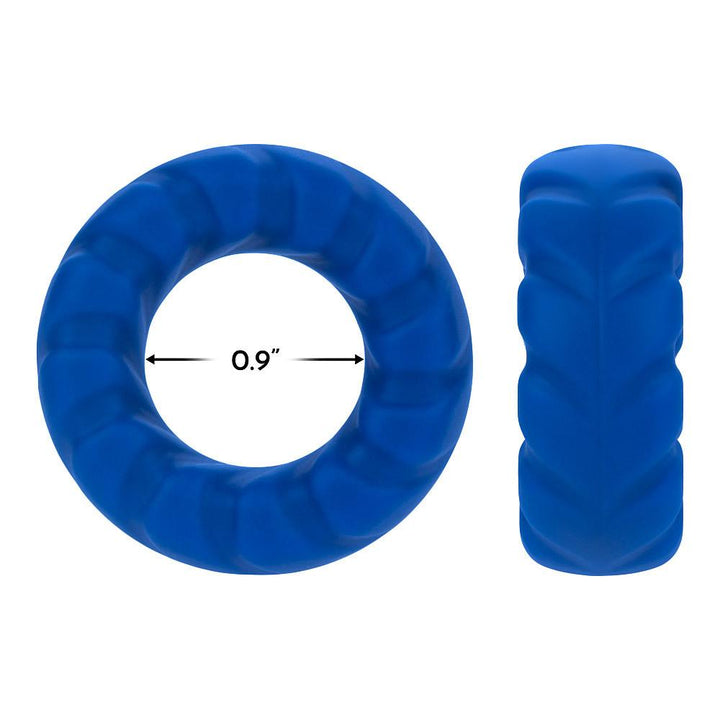 FORTO F-25 23mm Liquid Silicone Cock Ring Blue