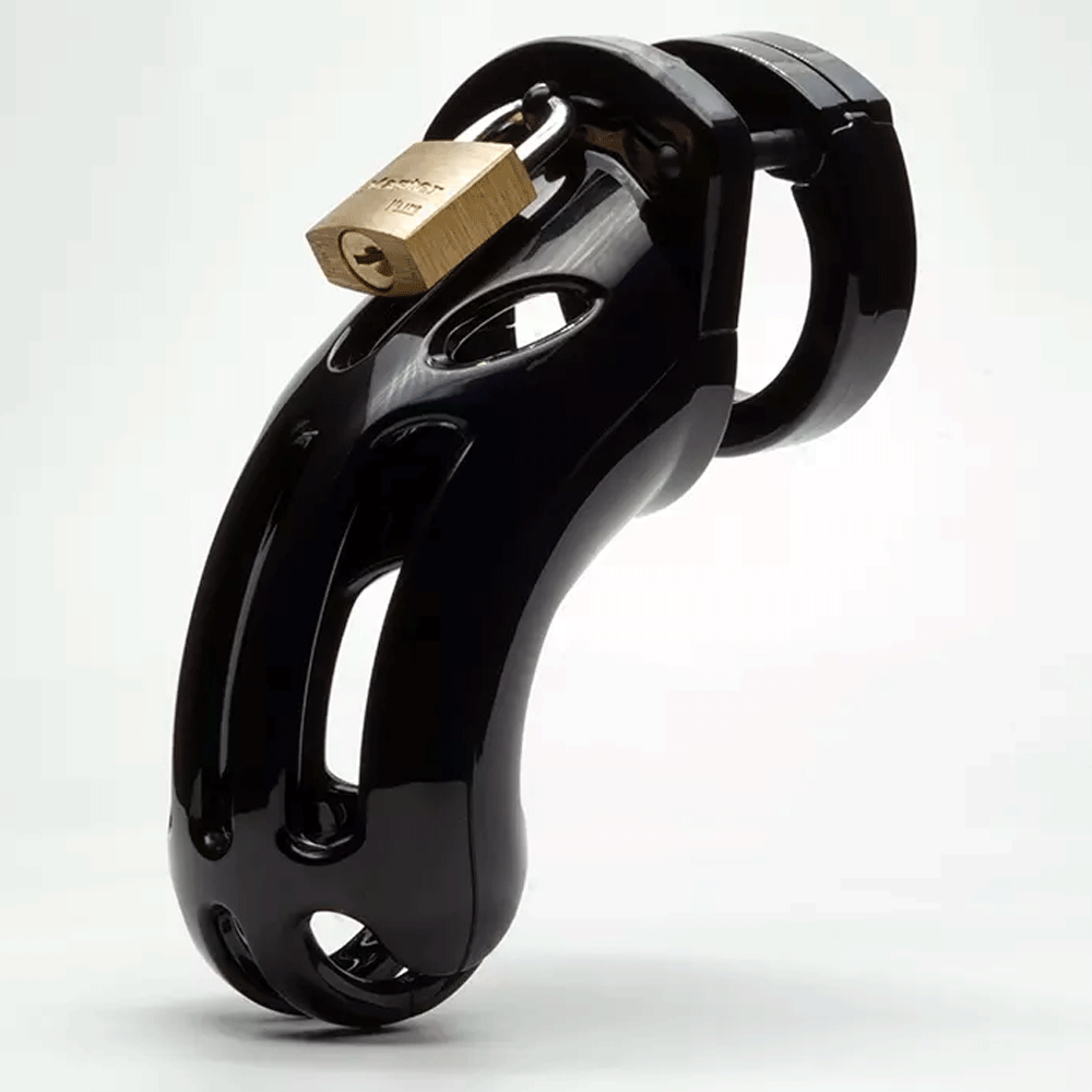 CB-X The Curve Male Chastity Device - Black