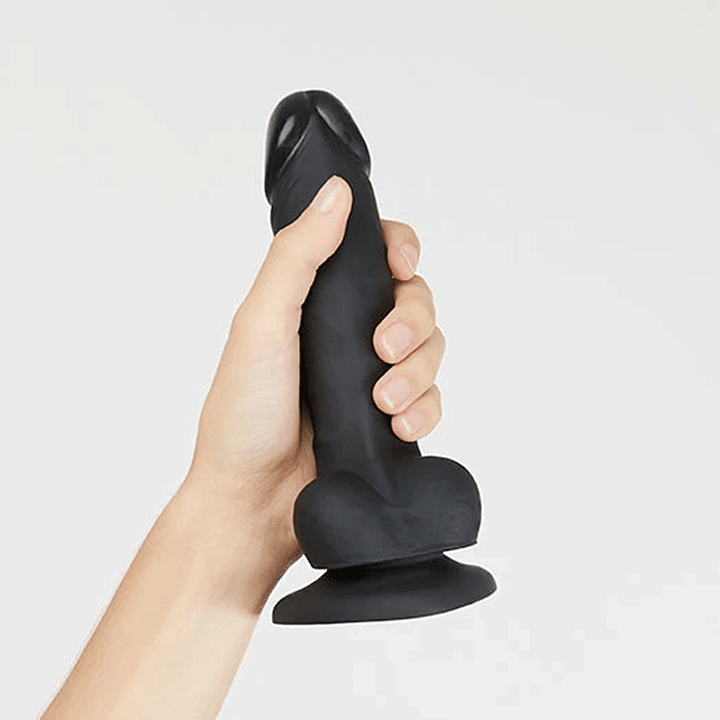 Strap On Me Soft Realistic Dildo Medium - Black