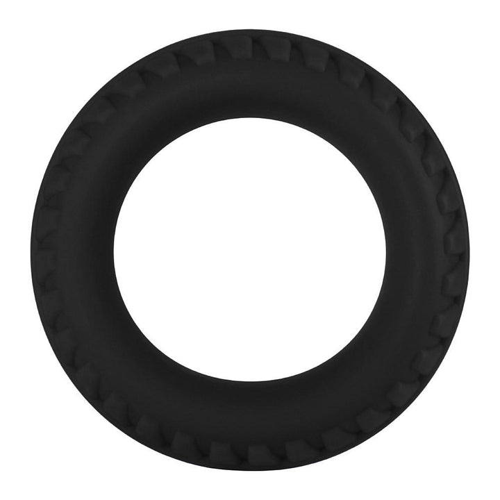 FORTO F-12 35mm Liquid Silicone Cock Ring Black