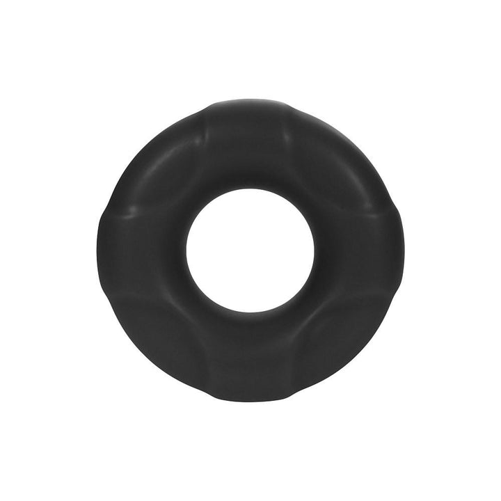 FORTO F-33 17mm Liquid Silicone Cock Ring Black Small