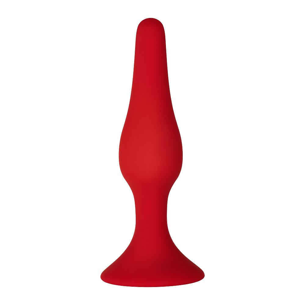 FORTO F-11 Red Lungo Tapered Butt Plug Medium