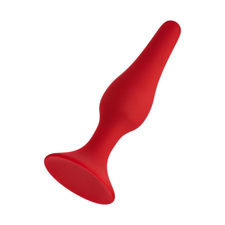 FORTO F-11 Red Lungo Tapered Butt Plug Medium