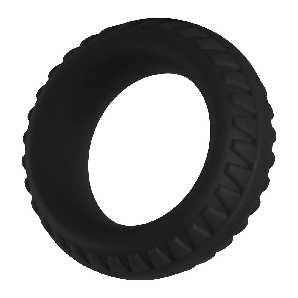 FORTO F-12 35mm Liquid Silicone Cock Ring Black