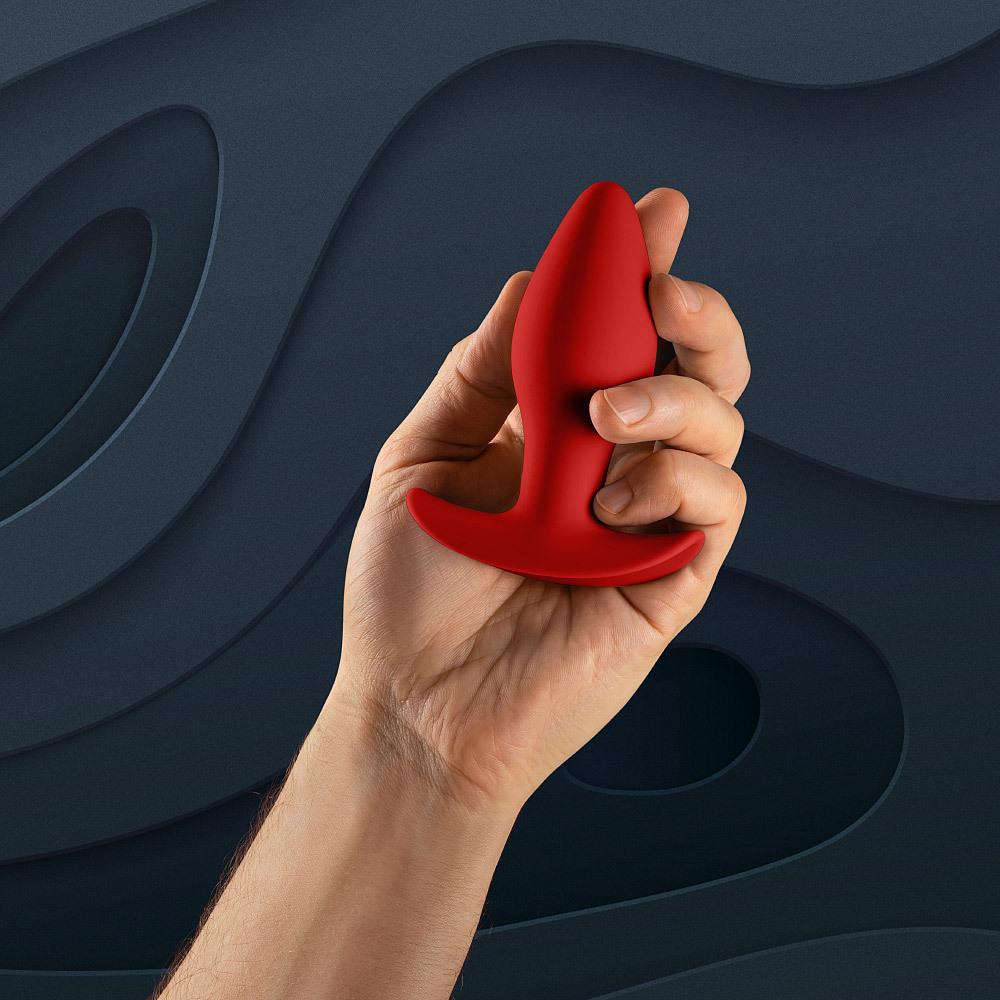 FORTO F-36 Silicone T Butt Plug - Red