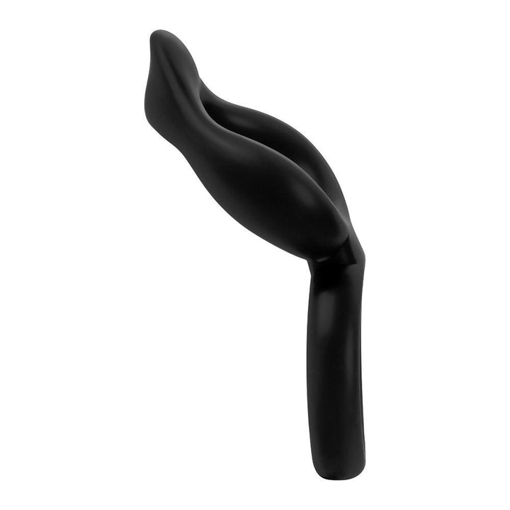 FORTO F-88 Double Liquid Silicone Cock Ring Black