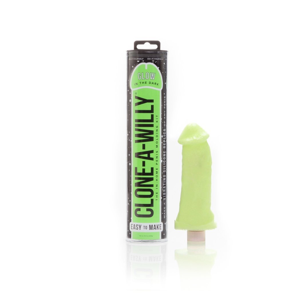 Clone A Willy Kit Vibrating - Glow In The Dark - Green