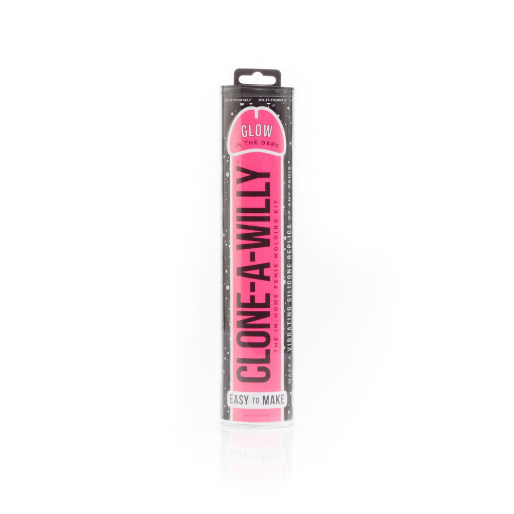 Clone A Willy Kit Vibrating - Glow In The Dark - Pink