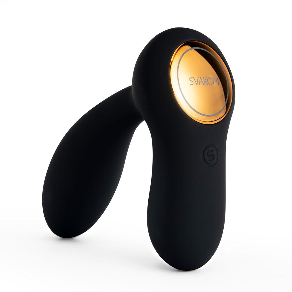 Svakom Vick Neo Teledildonic Vibrating Butt Plug - Black