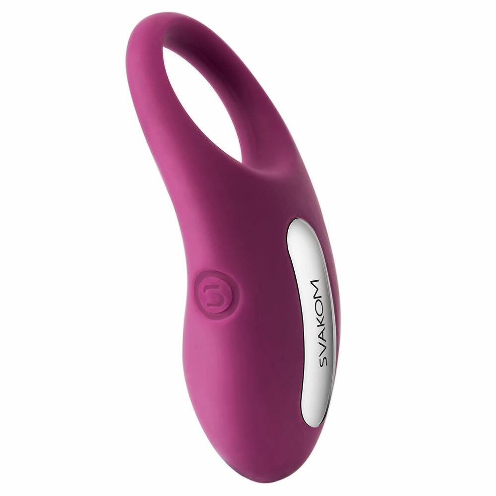 Svakom Winni Vibrating Cock Ring - Violet