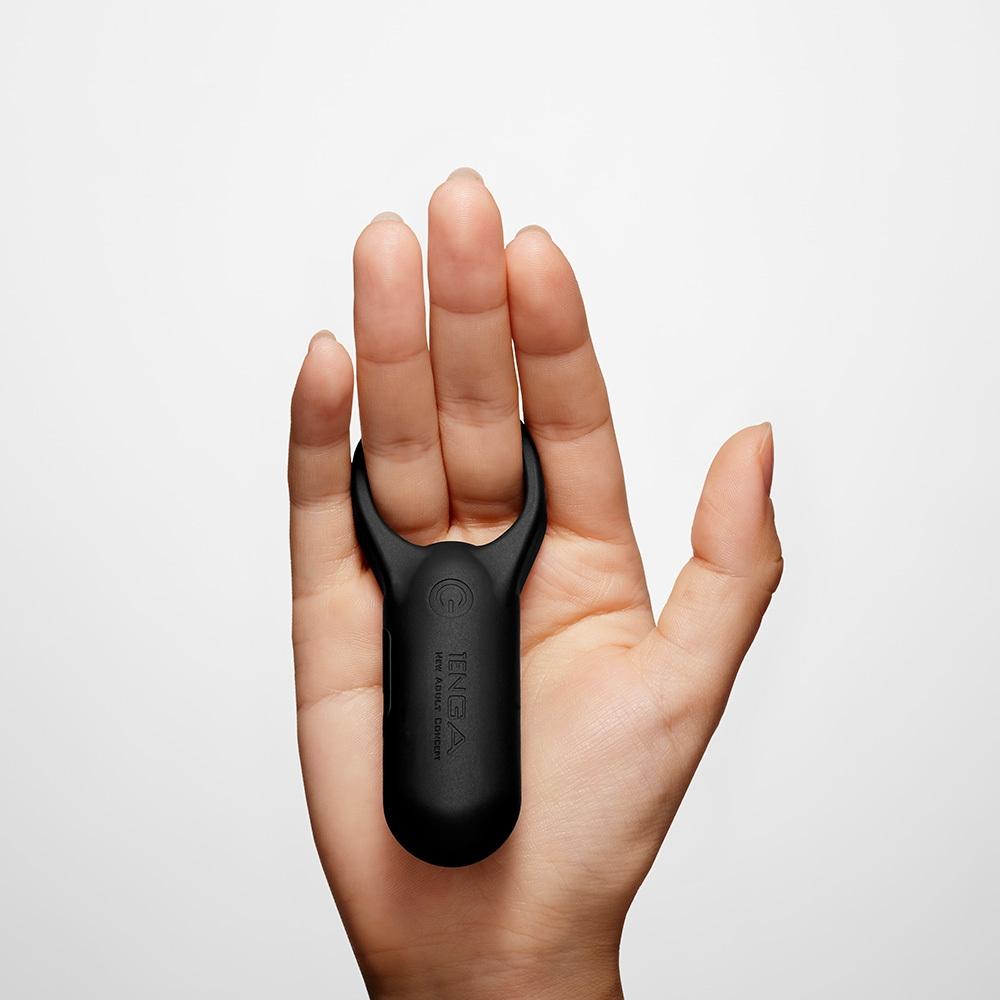 Tenga SVR Plus Vibrating Cock Ring - Black