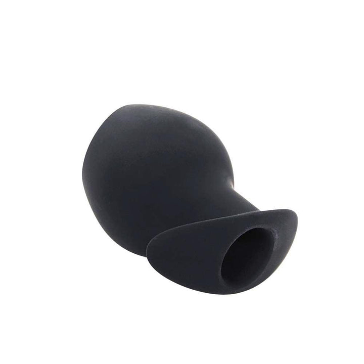 Brutus Chalice Silicone Tunnel Butt Plug XL - Black