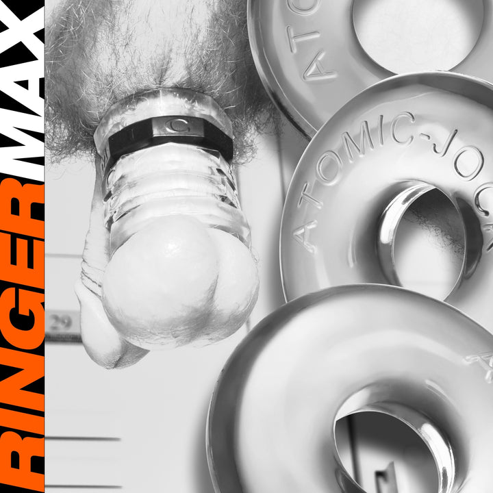 Oxballs Ringer Max Three Pack of Cock Rings - Clear