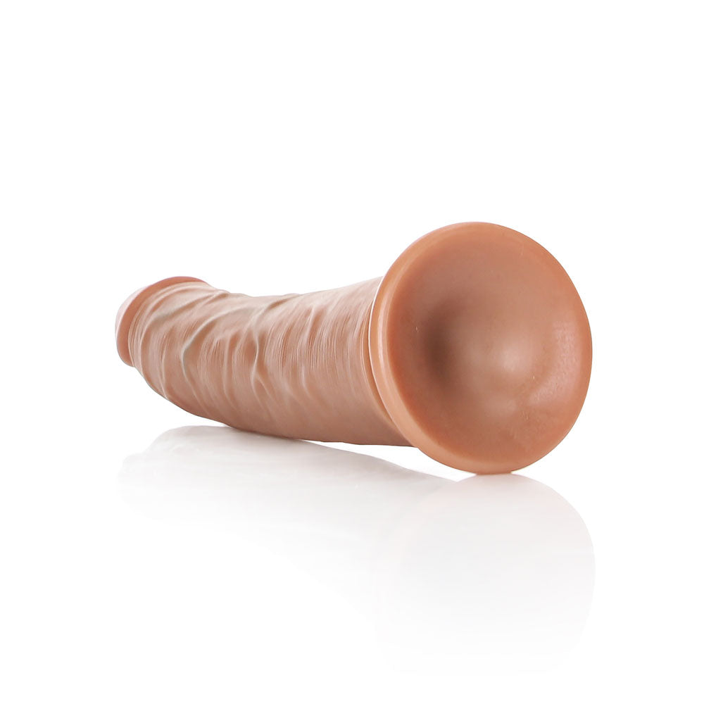 Shots Real Rock Realistic Slim Dildo 7 Inch - Tan