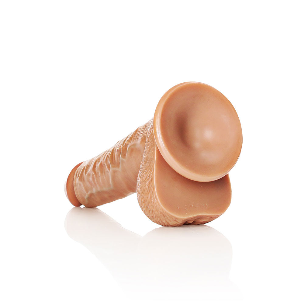 Shots Real Rock Realistic Straight Dildo With Balls 11 Inch - Tan