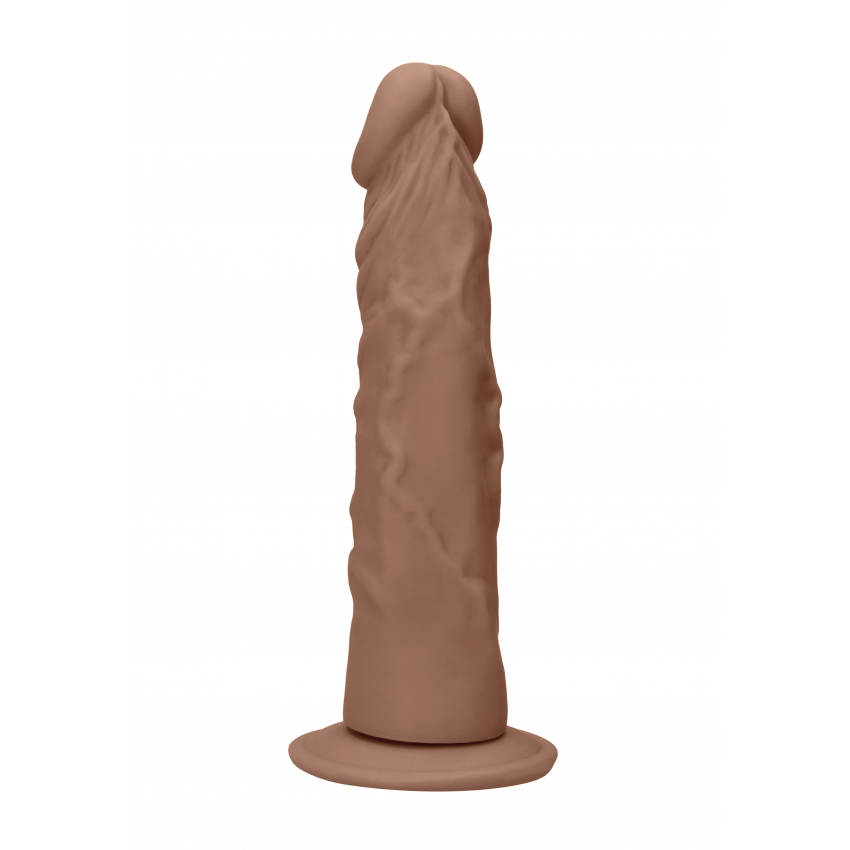 Shots Real Rock Skin Dong 10 Inch - Tan