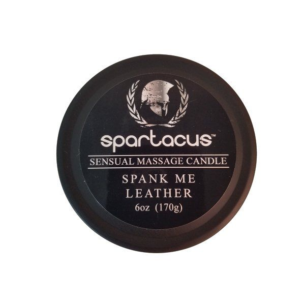 Spartacus Sensual Massage Candle - Spank Me Leather