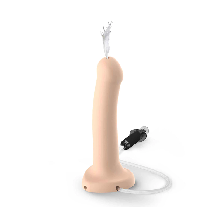 Strap On Me Semi Realistic Cum Dildo Small - Flesh