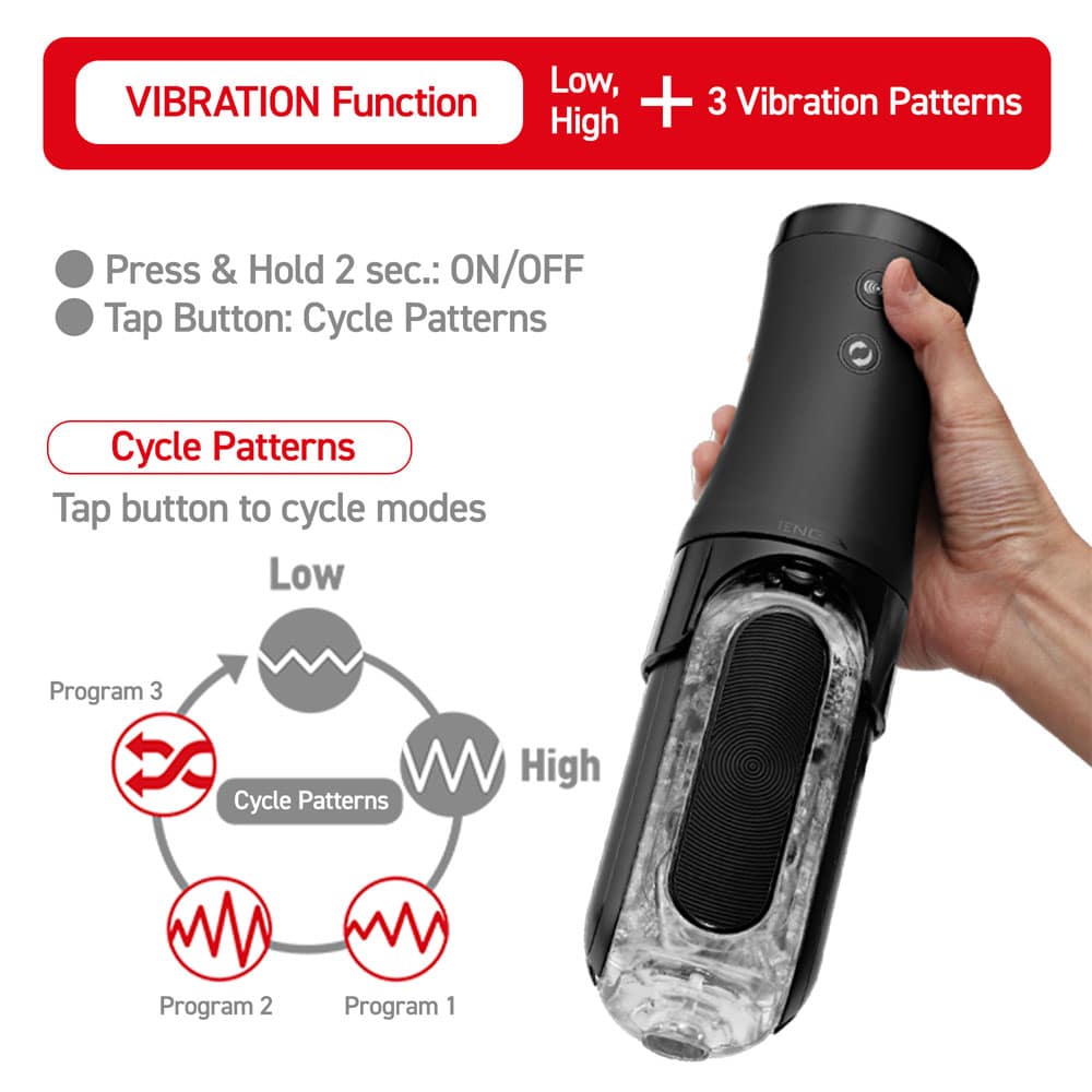 Tenga Flip Zero Electronic Vibrotation - Black