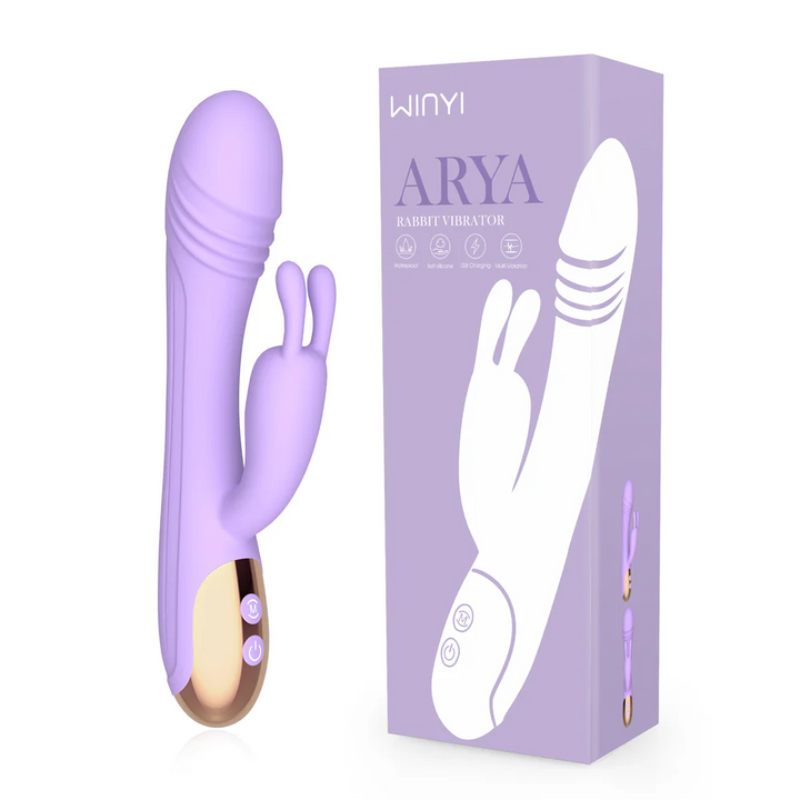 Winyi Arya Rabbit Vibrator - Black