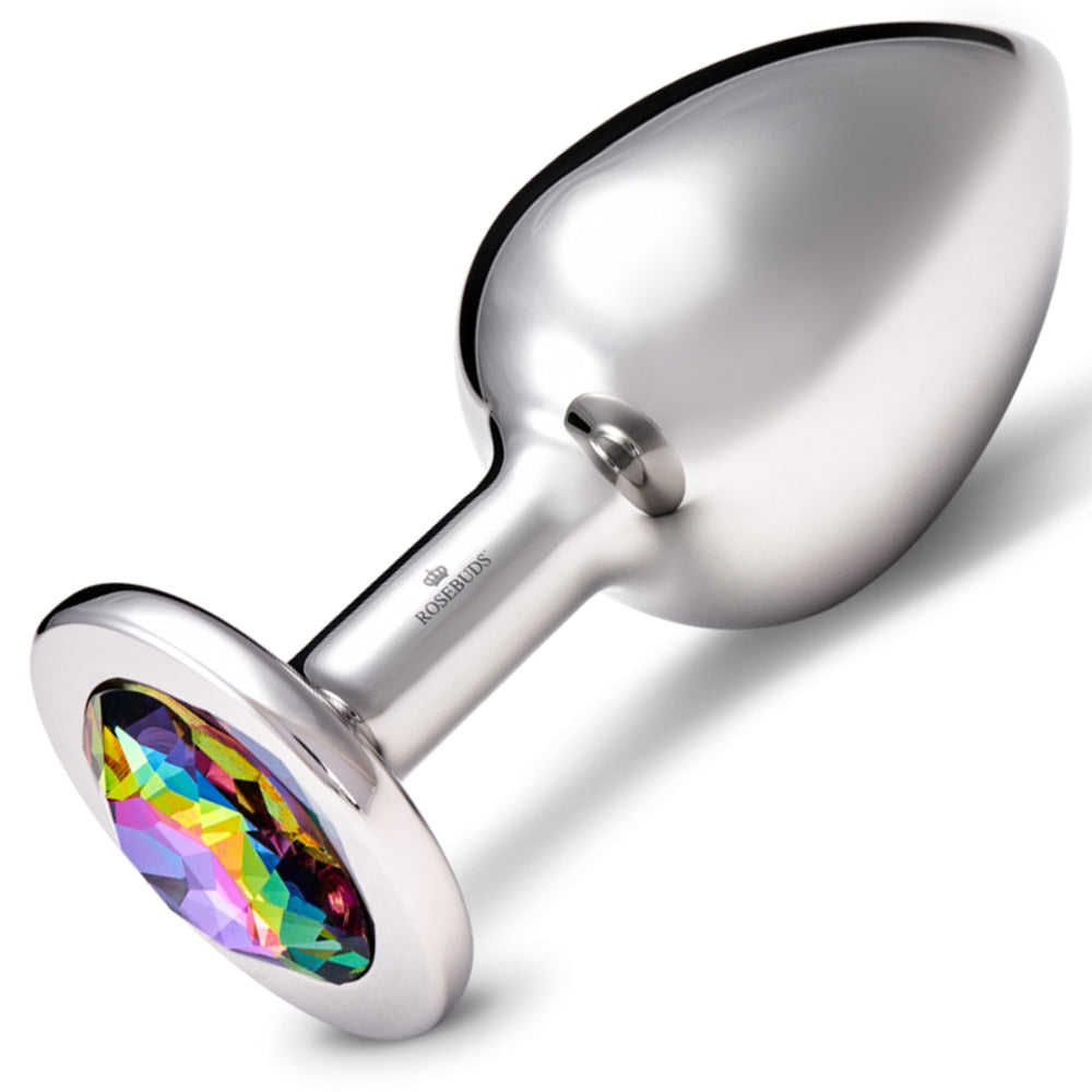 Rosebuds Stainless Steel Butt Plug XL - Volcano