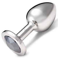 Rosebuds Stainless Steel Butt Plug XXL - Jet