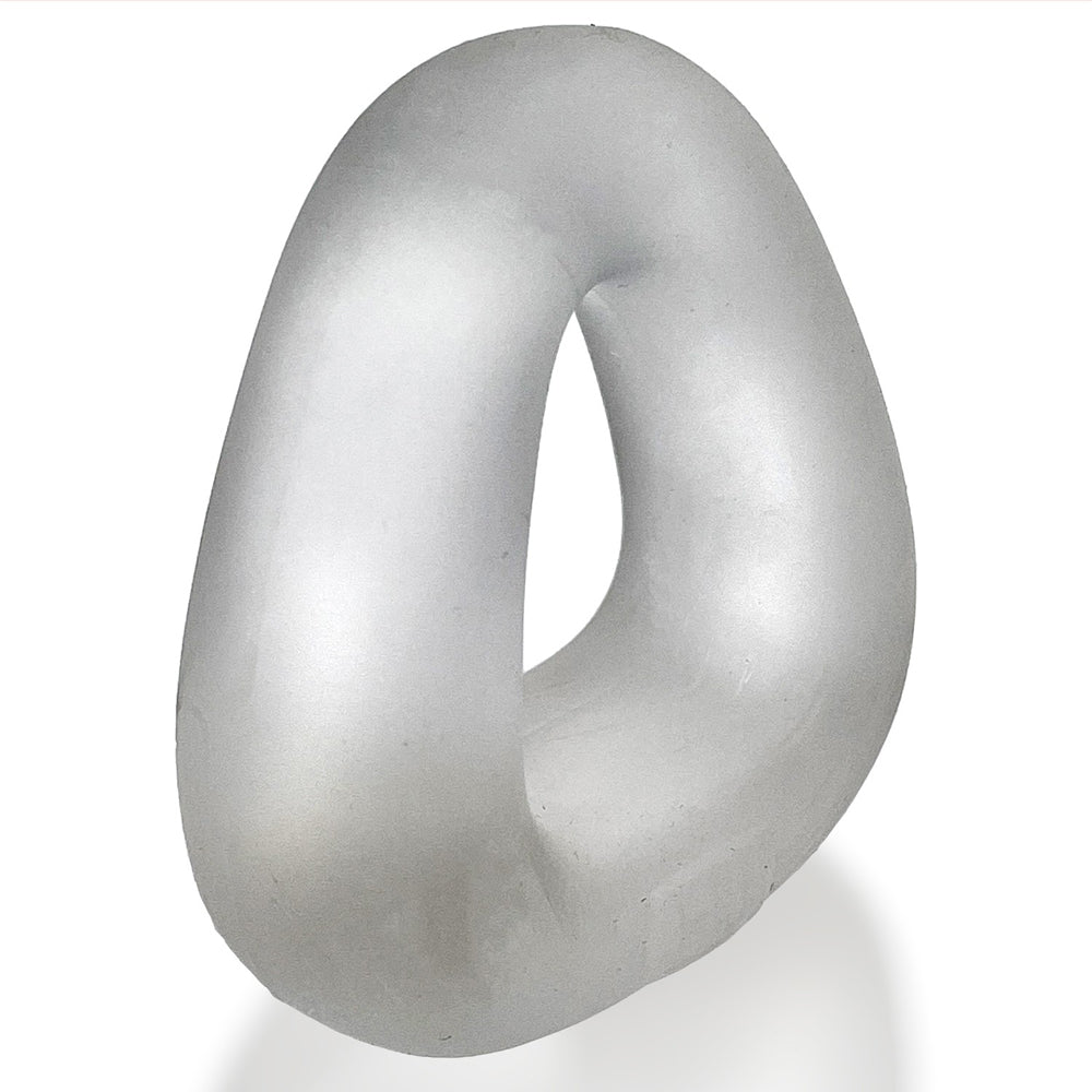 HunkyJunk Zoid Trapazoid Lifter Cock Ring - Clear Ice