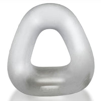 HunkyJunk Zoid Trapazoid Lifter Cock Ring - Clear Ice